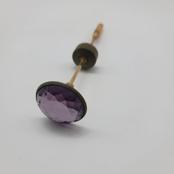 Vintage Perfume Bottle Purple Gold West Germany Irving Rice Import DE8 - Picture 11 of 12